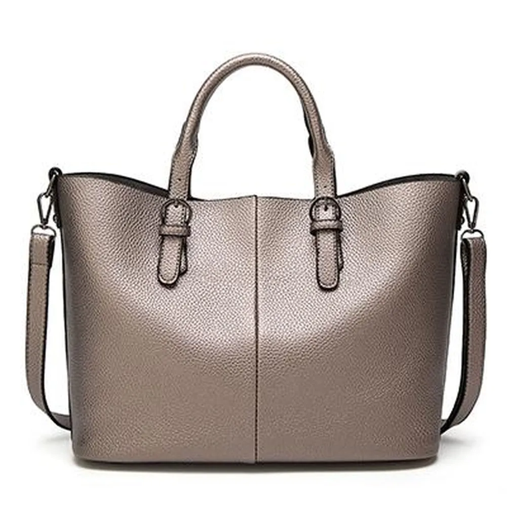 <bold>Tote  / Shoulder Bag  <br>Vegan-Leather