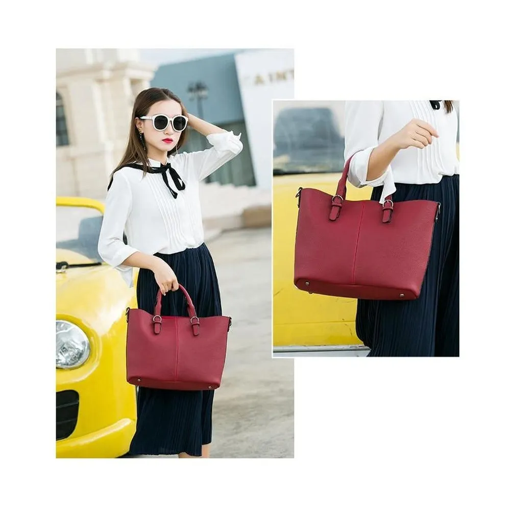 <bold>Tote  / Shoulder Bag  <br>Vegan-Leather