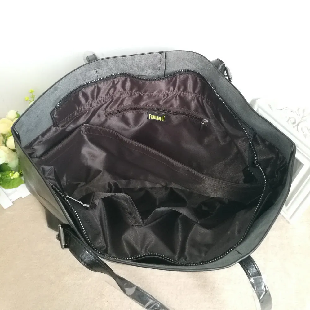 <bold>Tote  / Shoulder Bag  <br>Vegan-Leather
