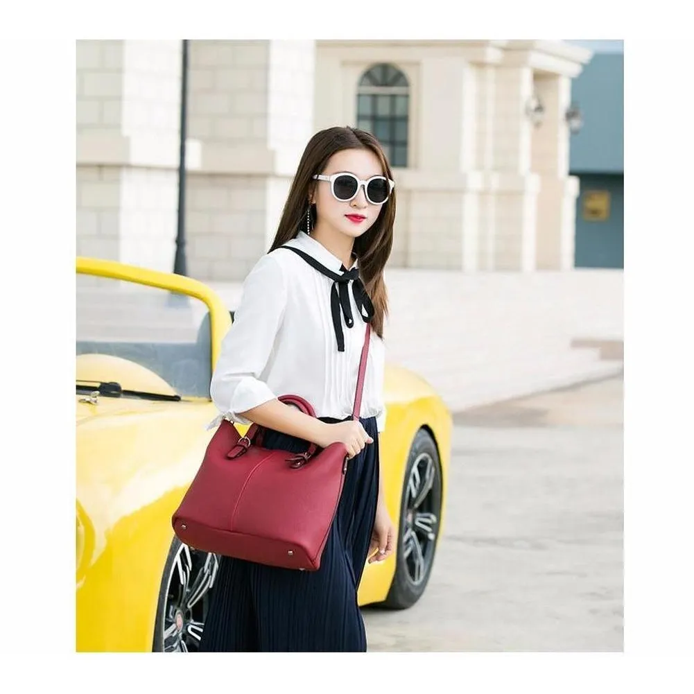 <bold>Tote  / Shoulder Bag  <br>Vegan-Leather
