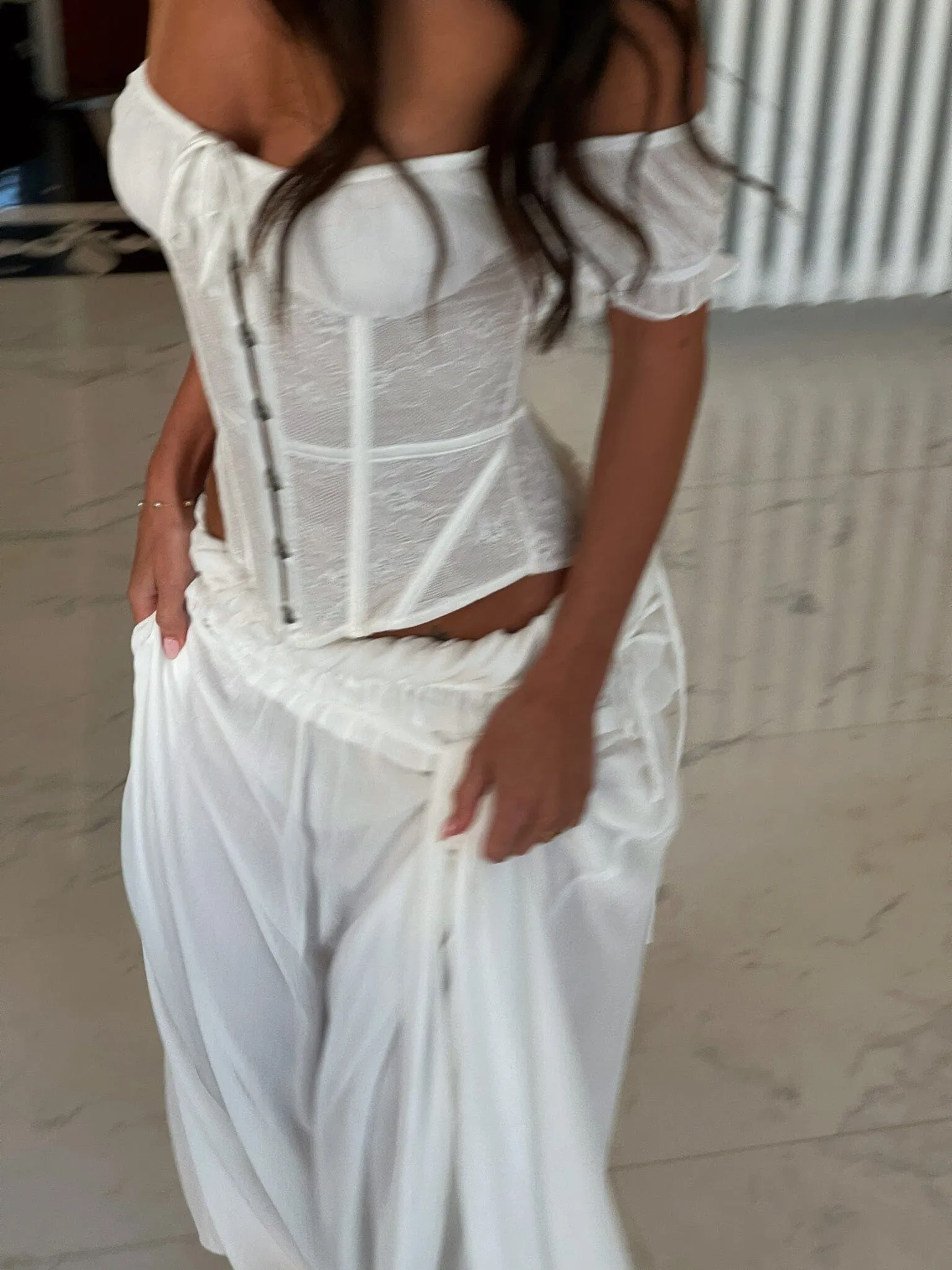 LUBELA CORSET TOP WHITE