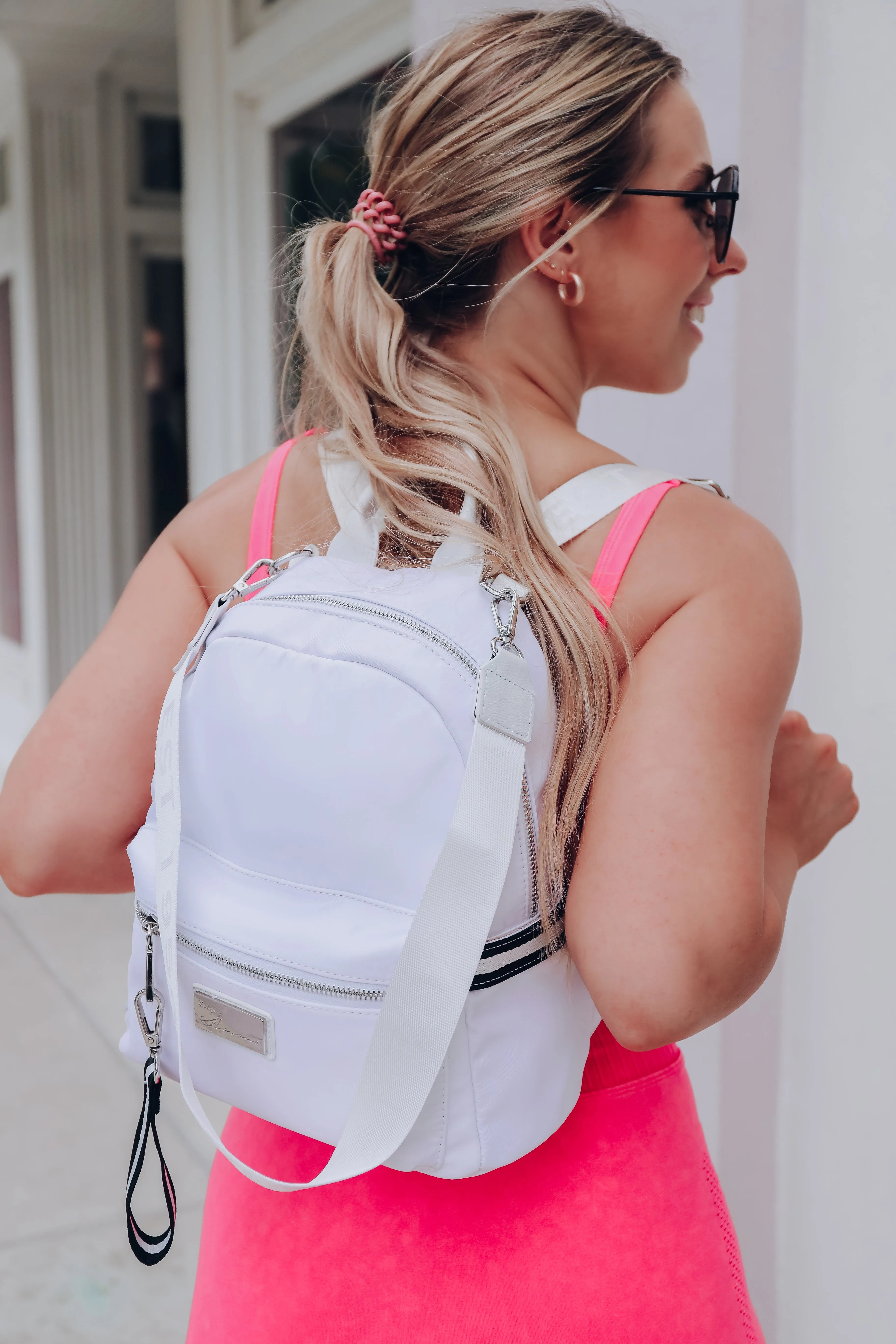 Luna Backpack By Vintage Havana - White