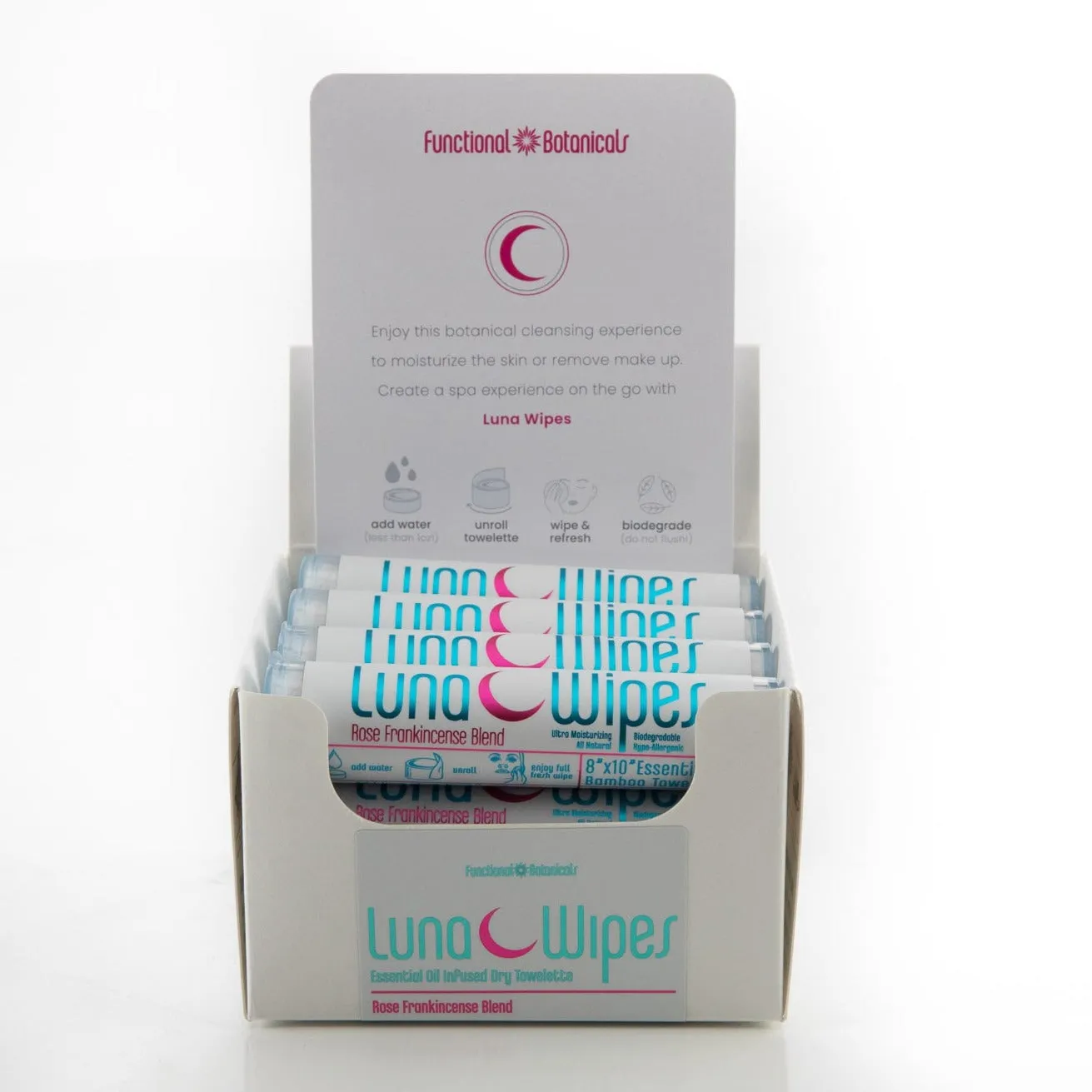 Luna Wipes Travel Tubes - 12 Case