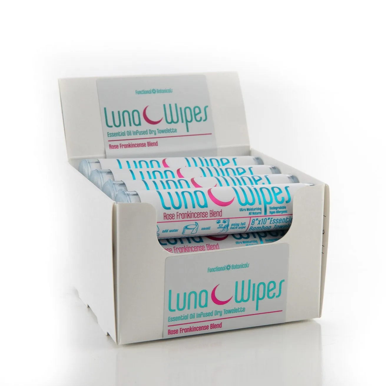 Luna Wipes Travel Tubes - 12 Case