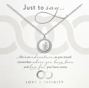 LXI St Christopher Pendant- Rhodium