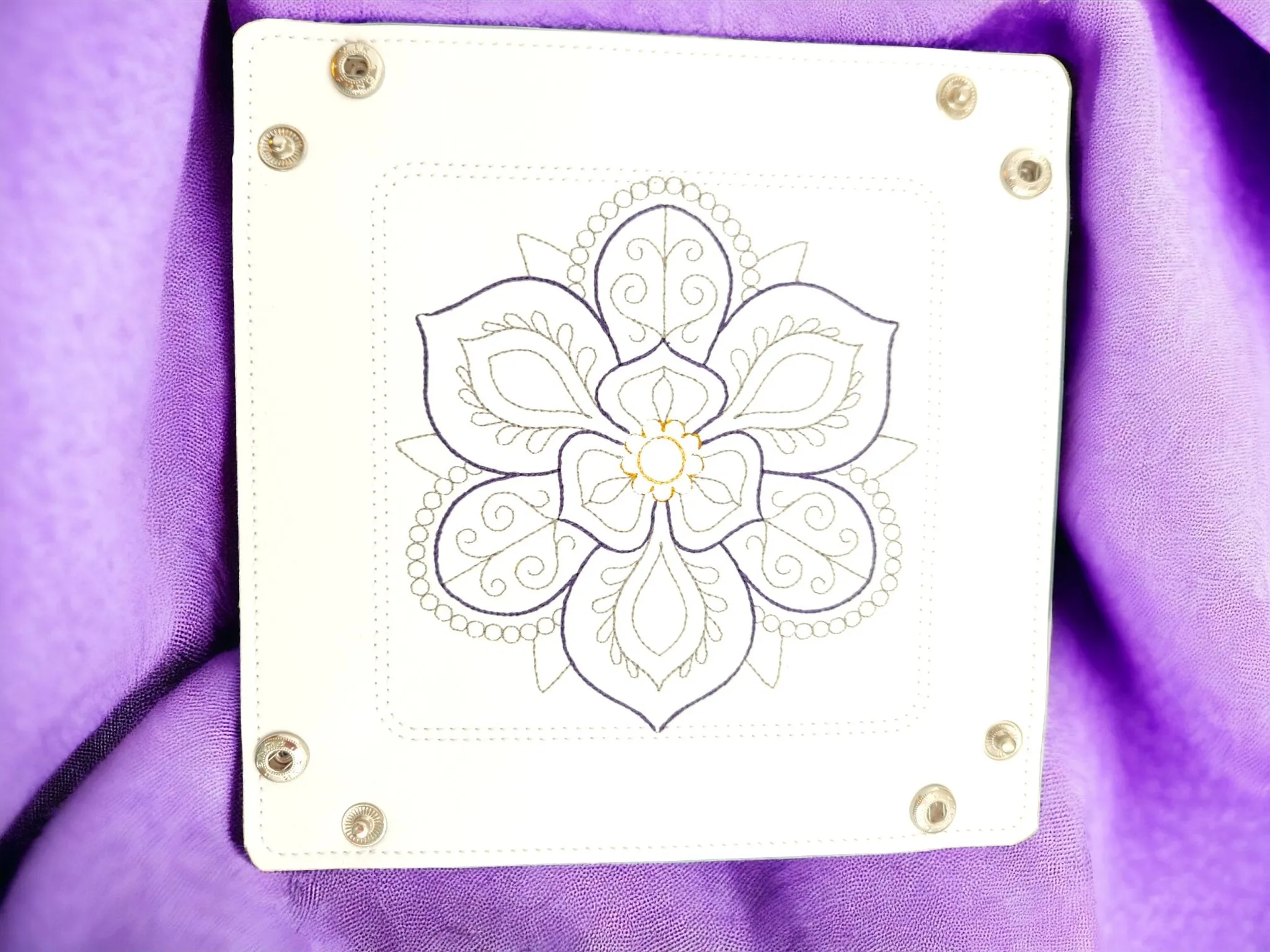 Magnolia dice tray, vintage style