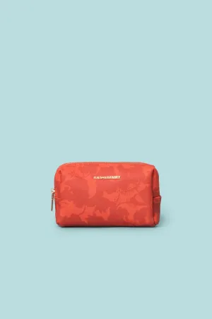 MAKEUP BAG- Red Hibiscus