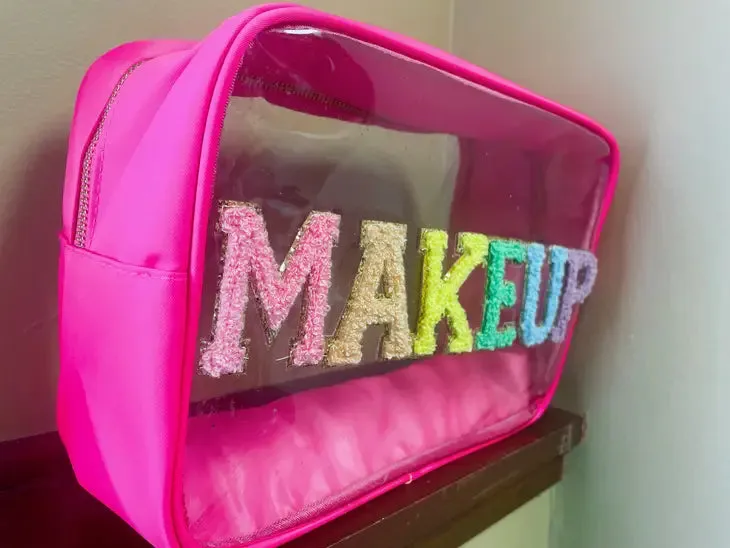 Makeup Clear Xl Varsity Pouch