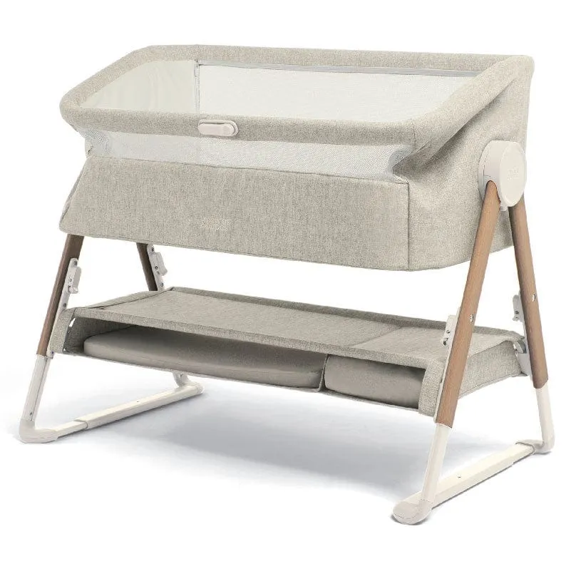 Mamas & Papas Lua Bedside Crib - Fawn