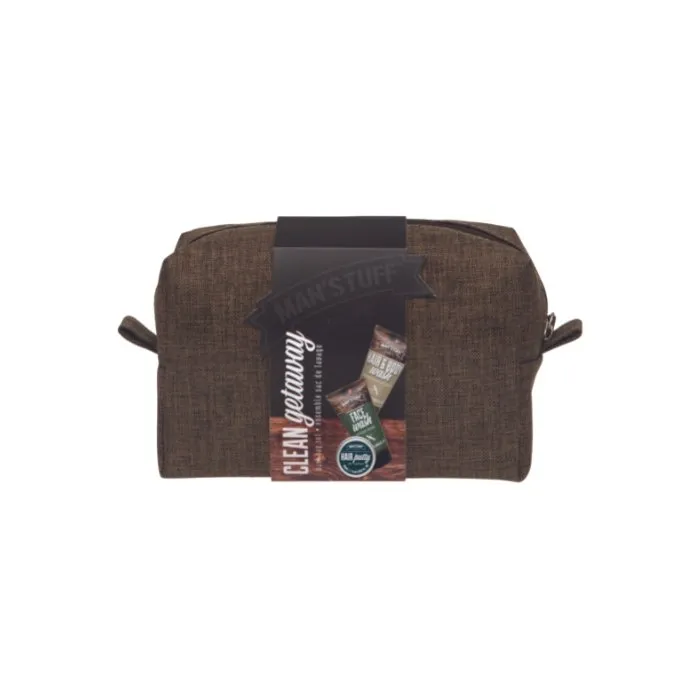 Man' Stuff Clean Getaway Wash Bag Gift Set