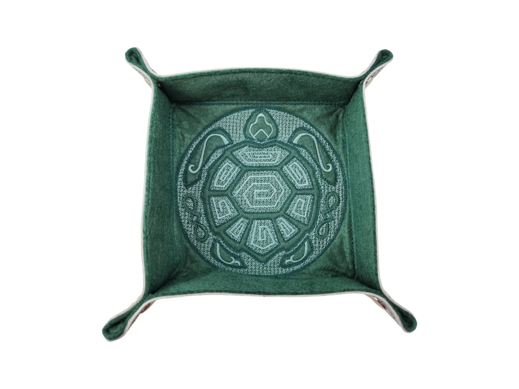 Mandala turtle dice tray