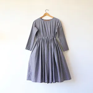 Manuelle Guibal Cotton/Silk Dress - Imperial Blue Stripe