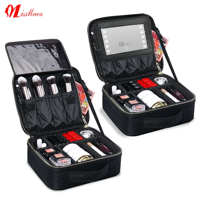 Manufacturer Waterproof custom cosmetics case travel makeup storage bag travel pouch bag