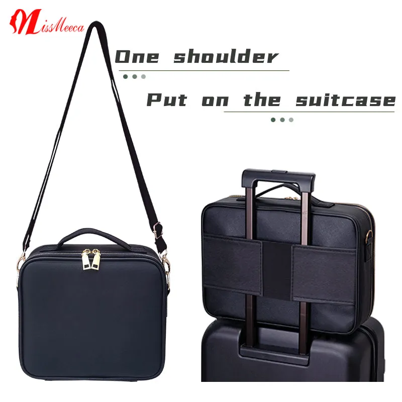 Manufacturer Waterproof custom cosmetics case travel makeup storage bag travel pouch bag