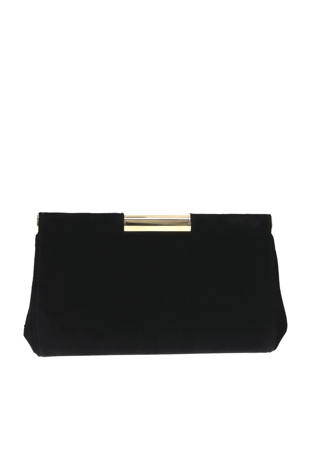 Marlene Black Velvet Clutch