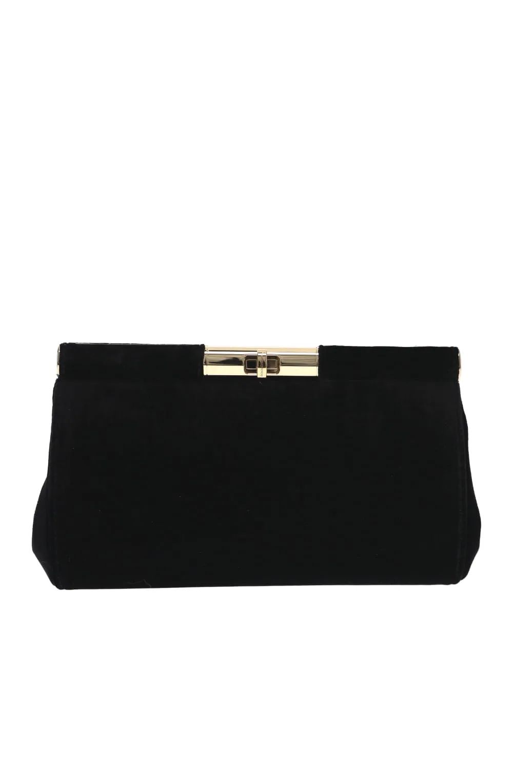 Marlene Black Velvet Clutch