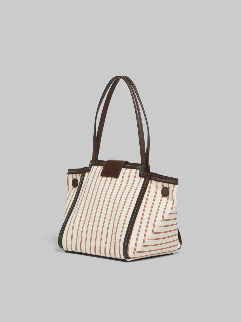 [Marni] Striped Canvas Mini Riviera Bag