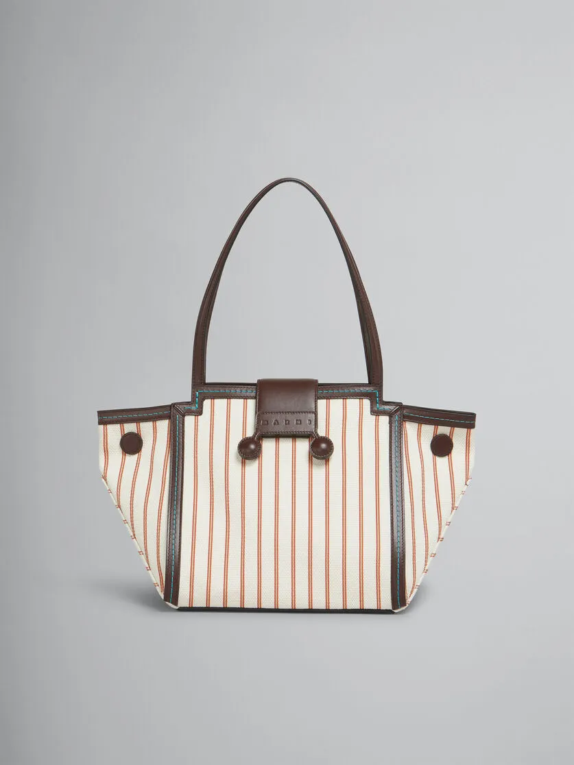 [Marni] Striped Canvas Mini Riviera Bag
