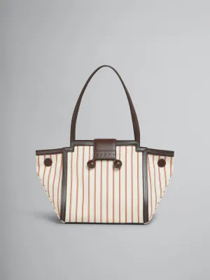 [Marni] Striped Canvas Mini Riviera Bag