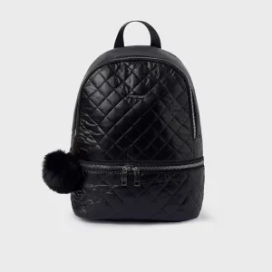 Mayoral Girls Satin Padded Backpack 10640 Black