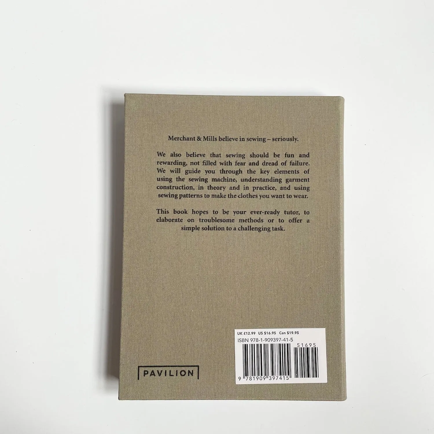 Merchant & Mills : Elementary Sewing Skills Book