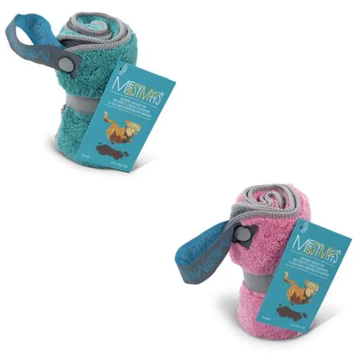 Messy Mutts - Microfiber Emergency Mini Dog Towel, 10" x 10"