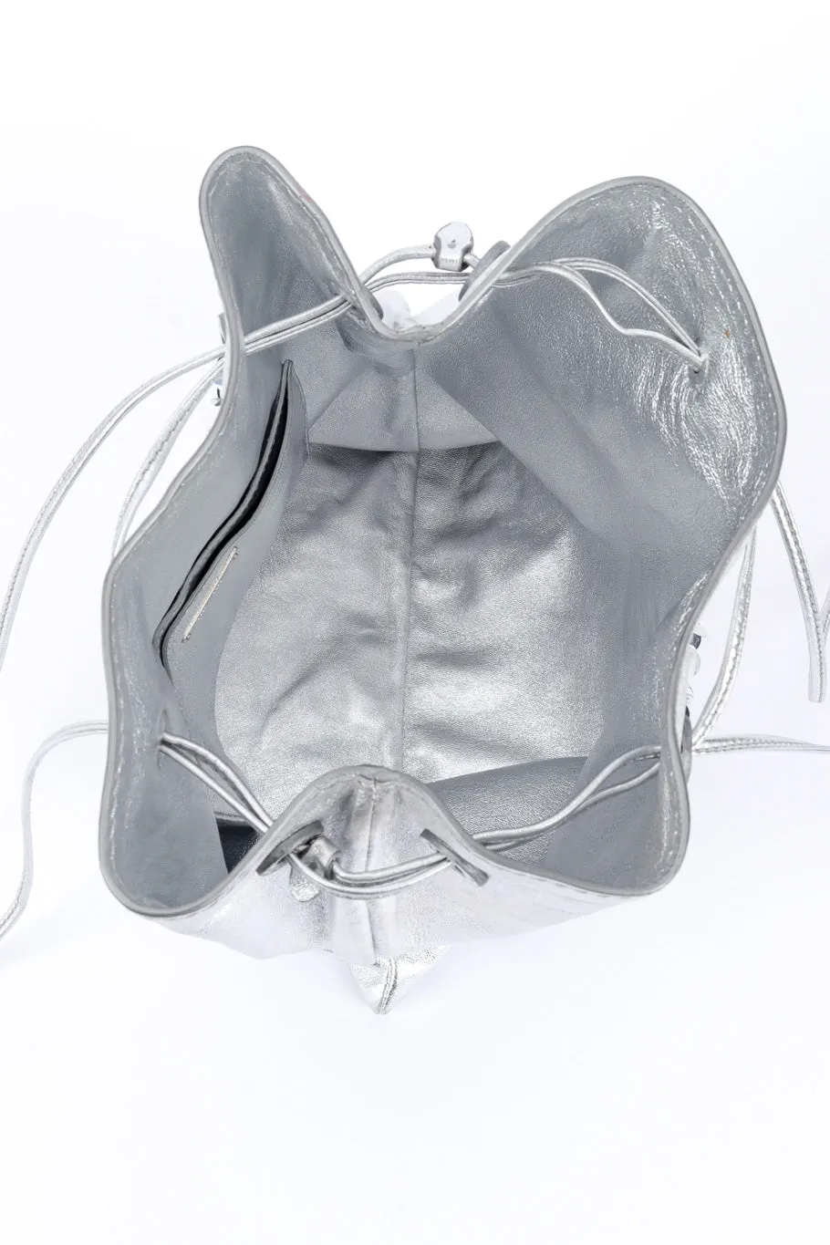 Metallic Drawstring Bag