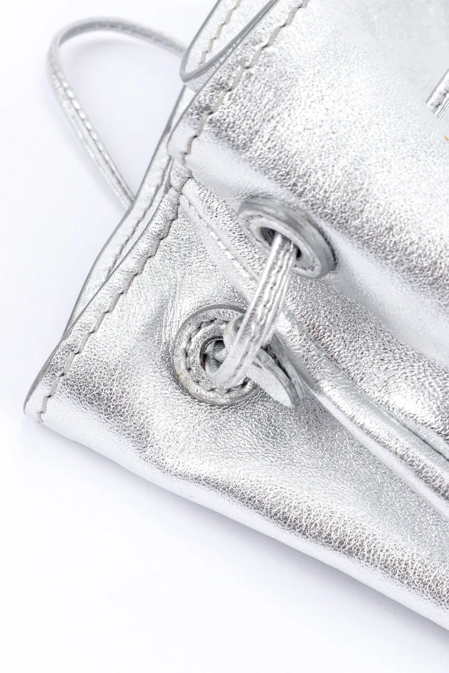 Metallic Drawstring Bag