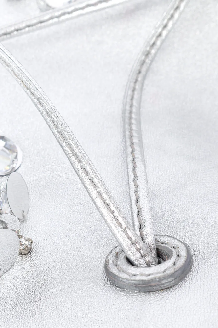 Metallic Drawstring Bag