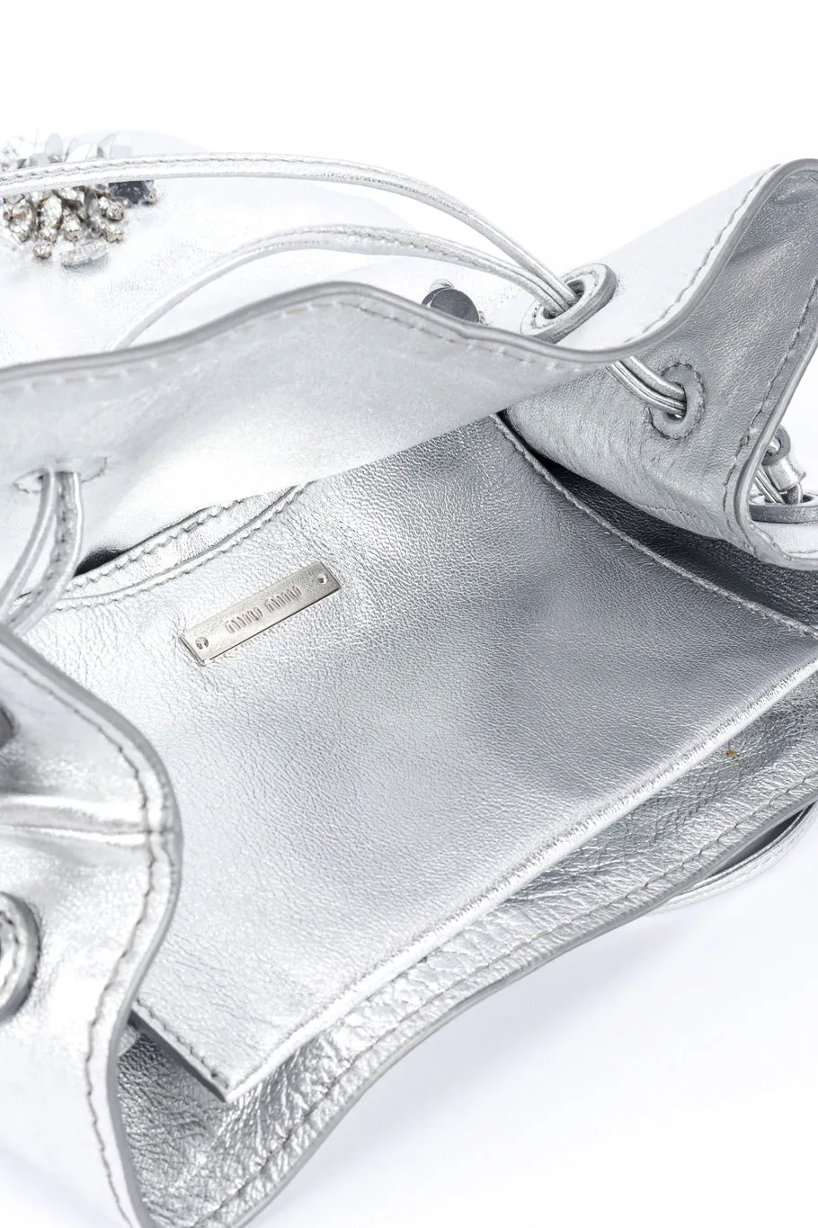 Metallic Drawstring Bag