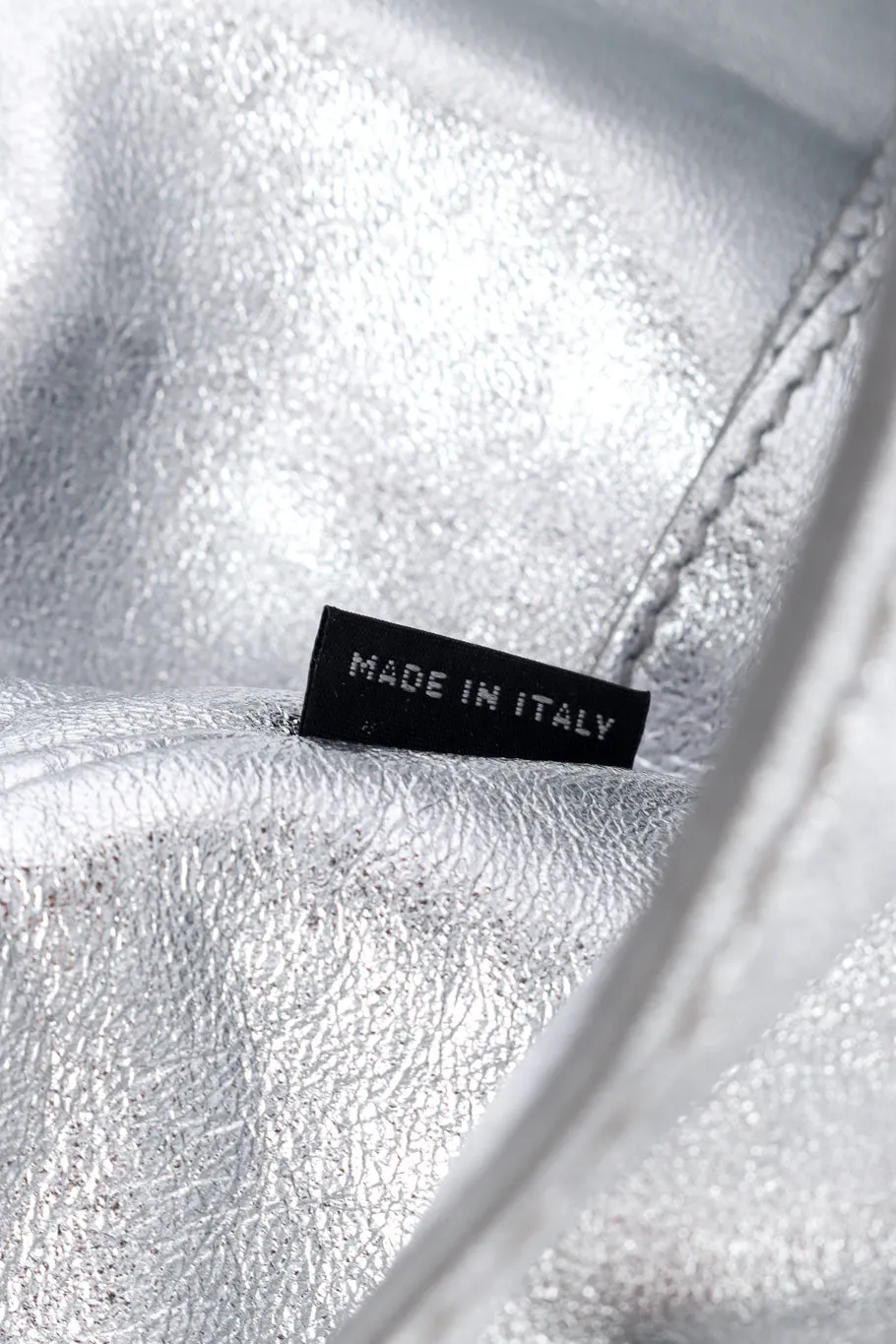 Metallic Drawstring Bag