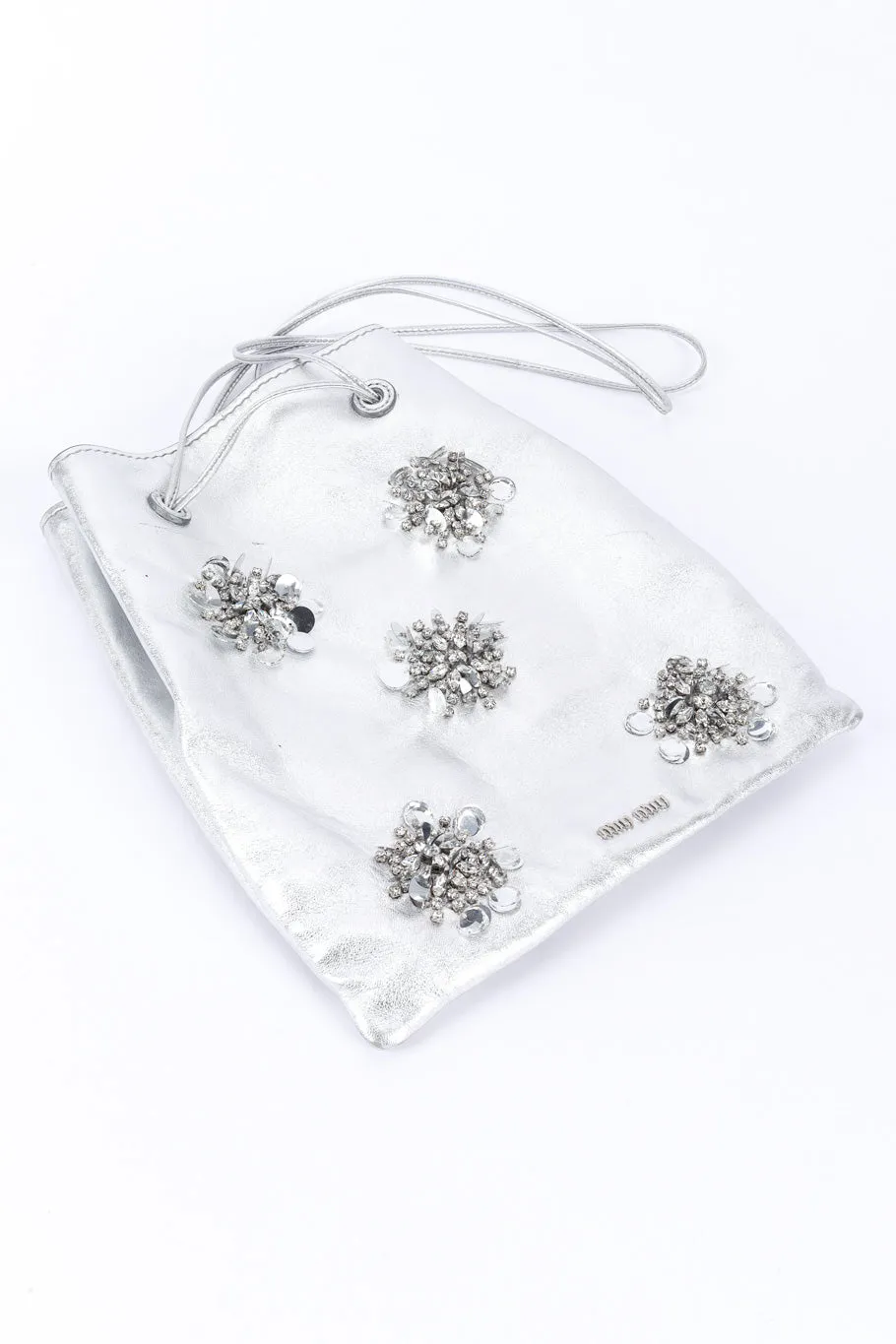 Metallic Drawstring Bag