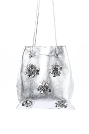 Metallic Drawstring Bag