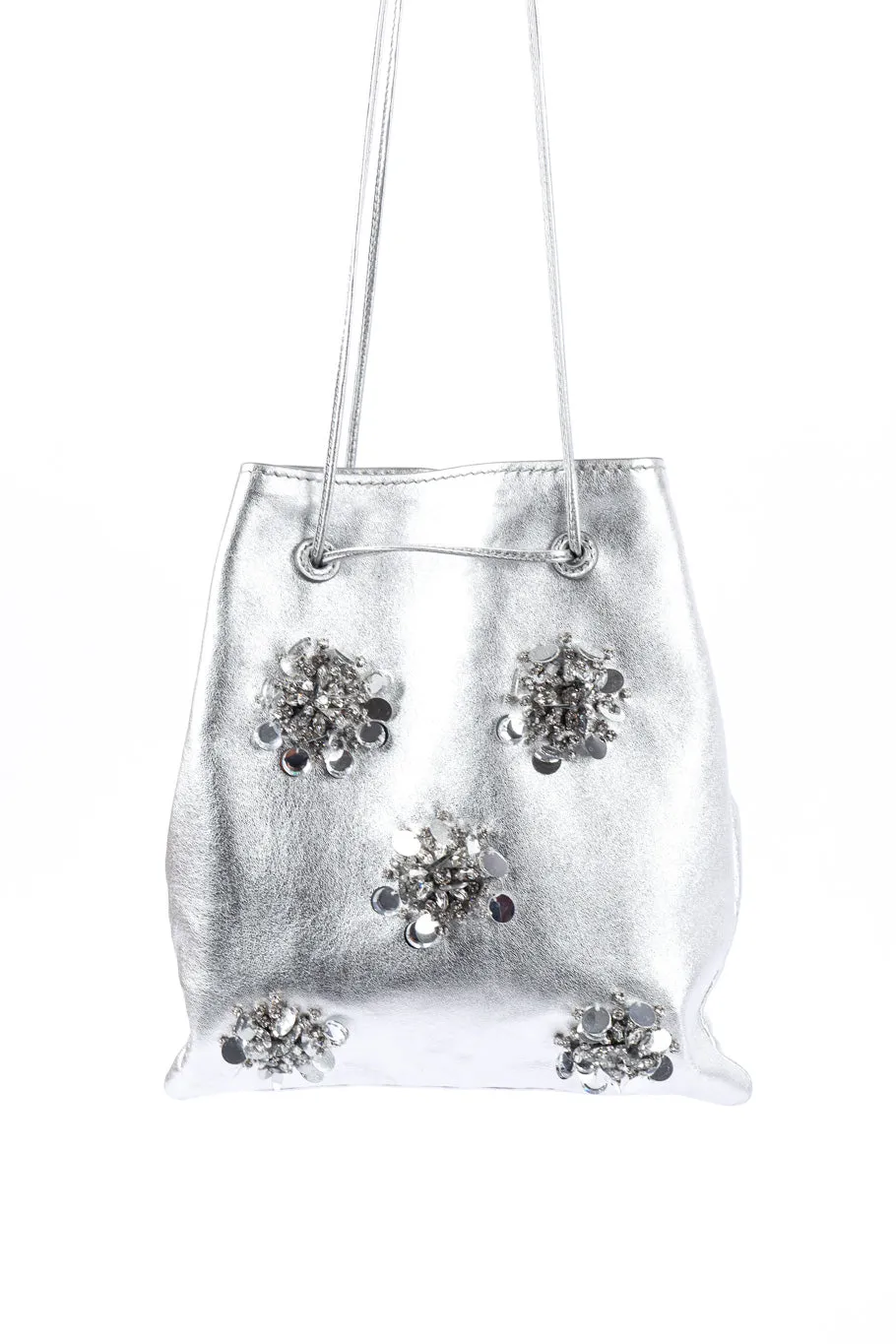 Metallic Drawstring Bag
