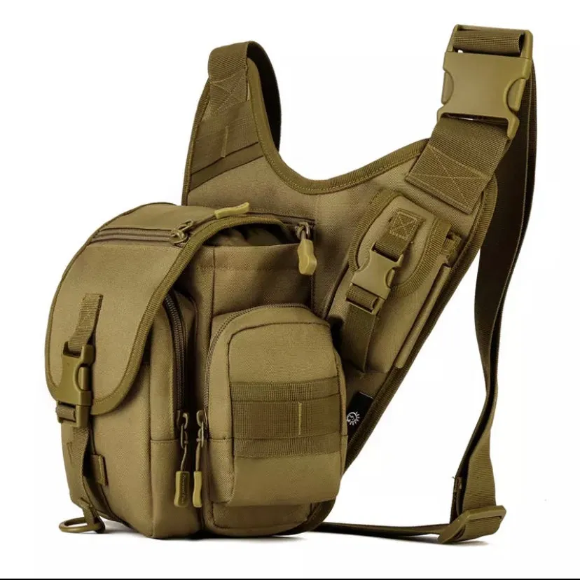 Military Tactical Shoulder Bag EDC Airsoft - BLACK