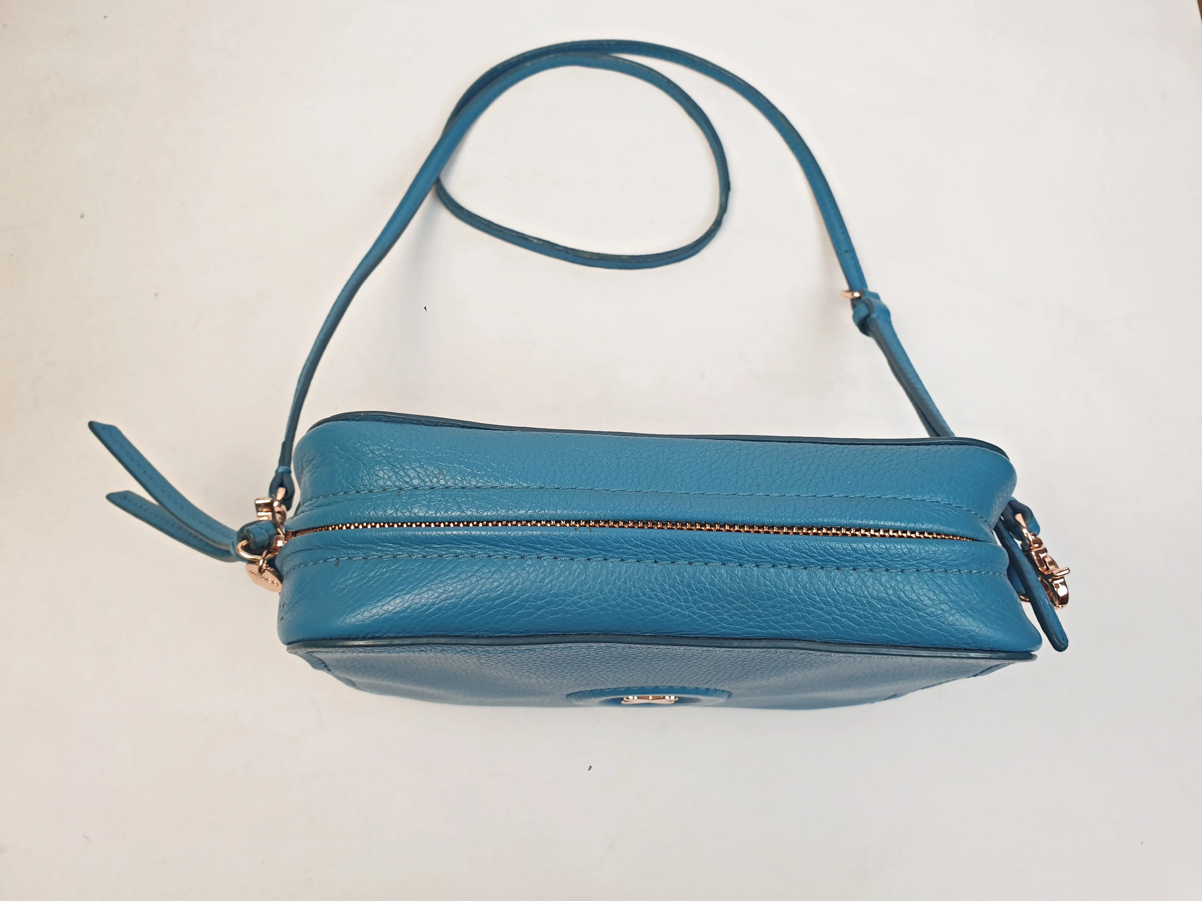Mimco blue everyday bag with adjustable strap