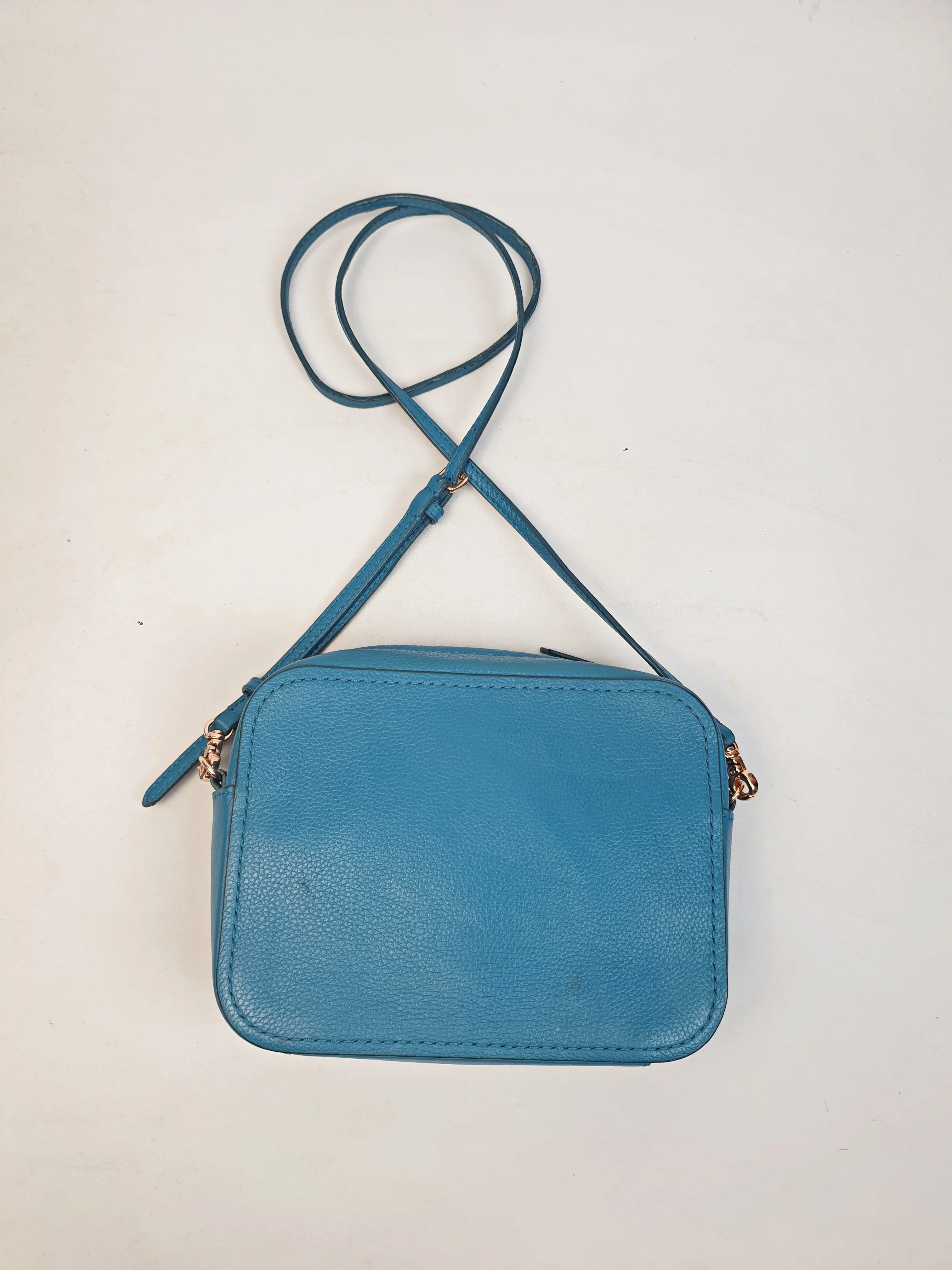 Mimco blue everyday bag with adjustable strap
