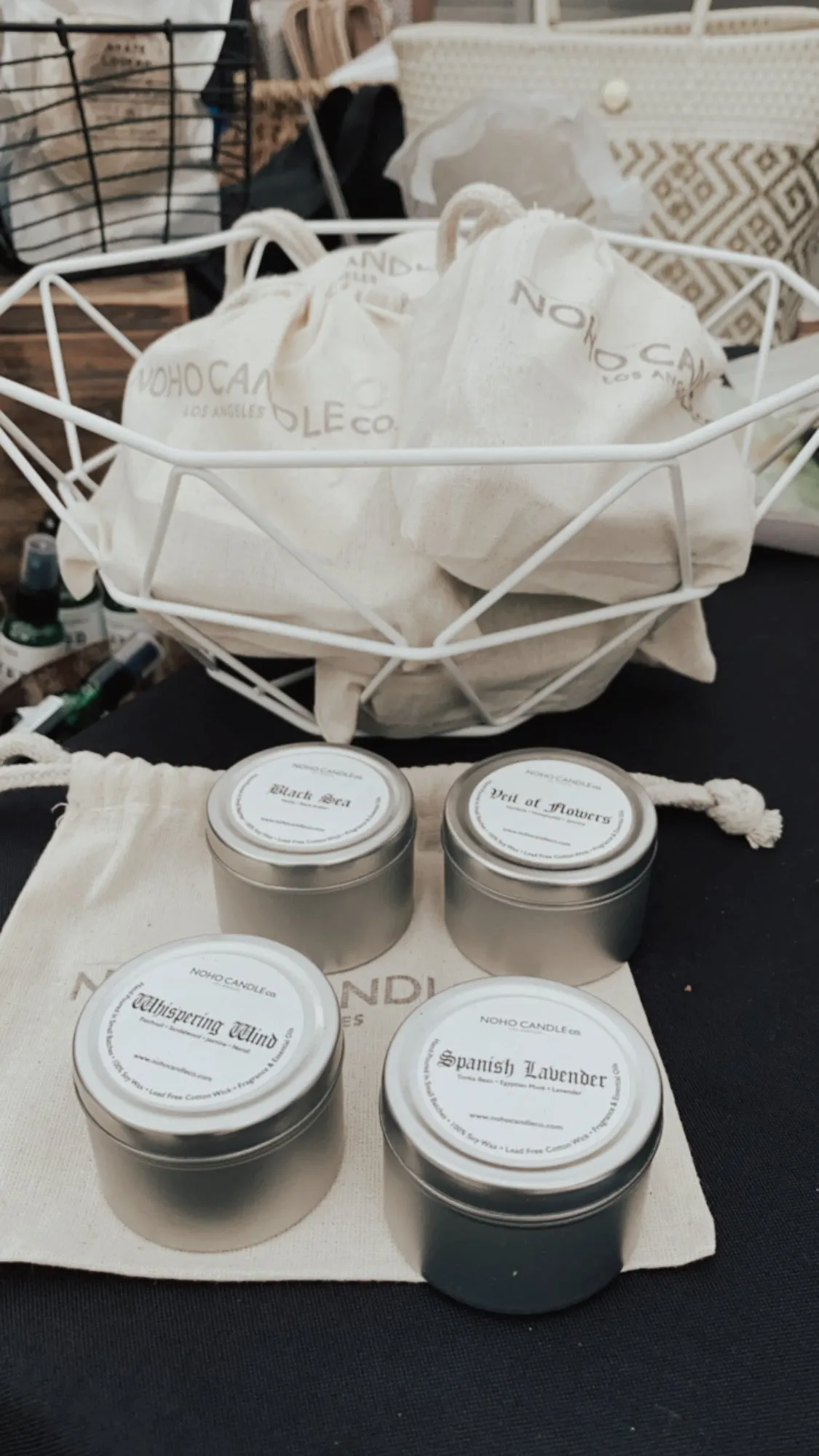 Mini 4 Pack Travel Candle Set