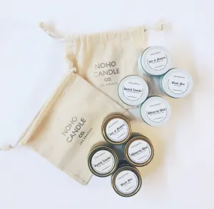 Mini 4 Pack Travel Candle Set