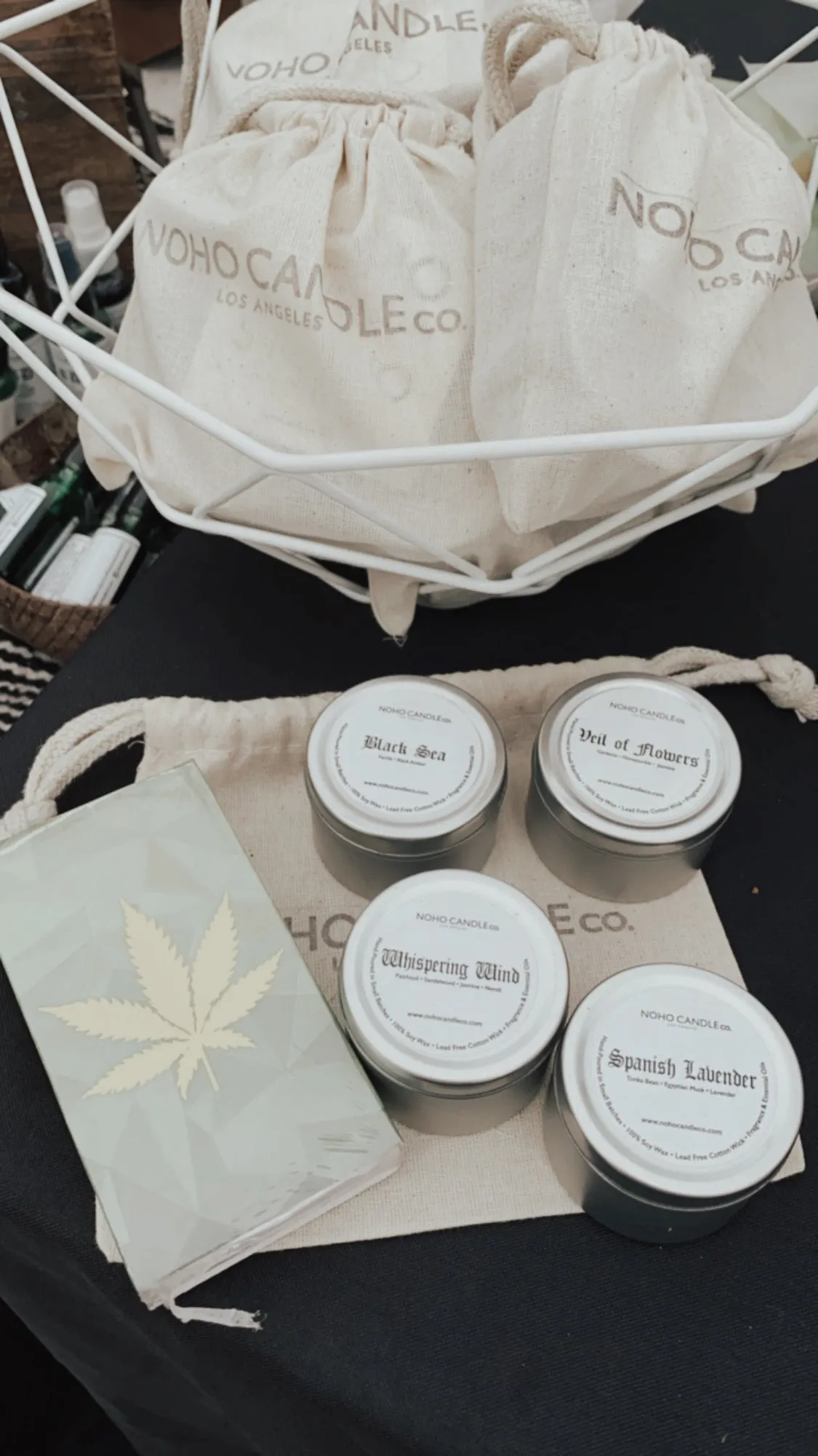 Mini 4 Pack Travel Candle Set