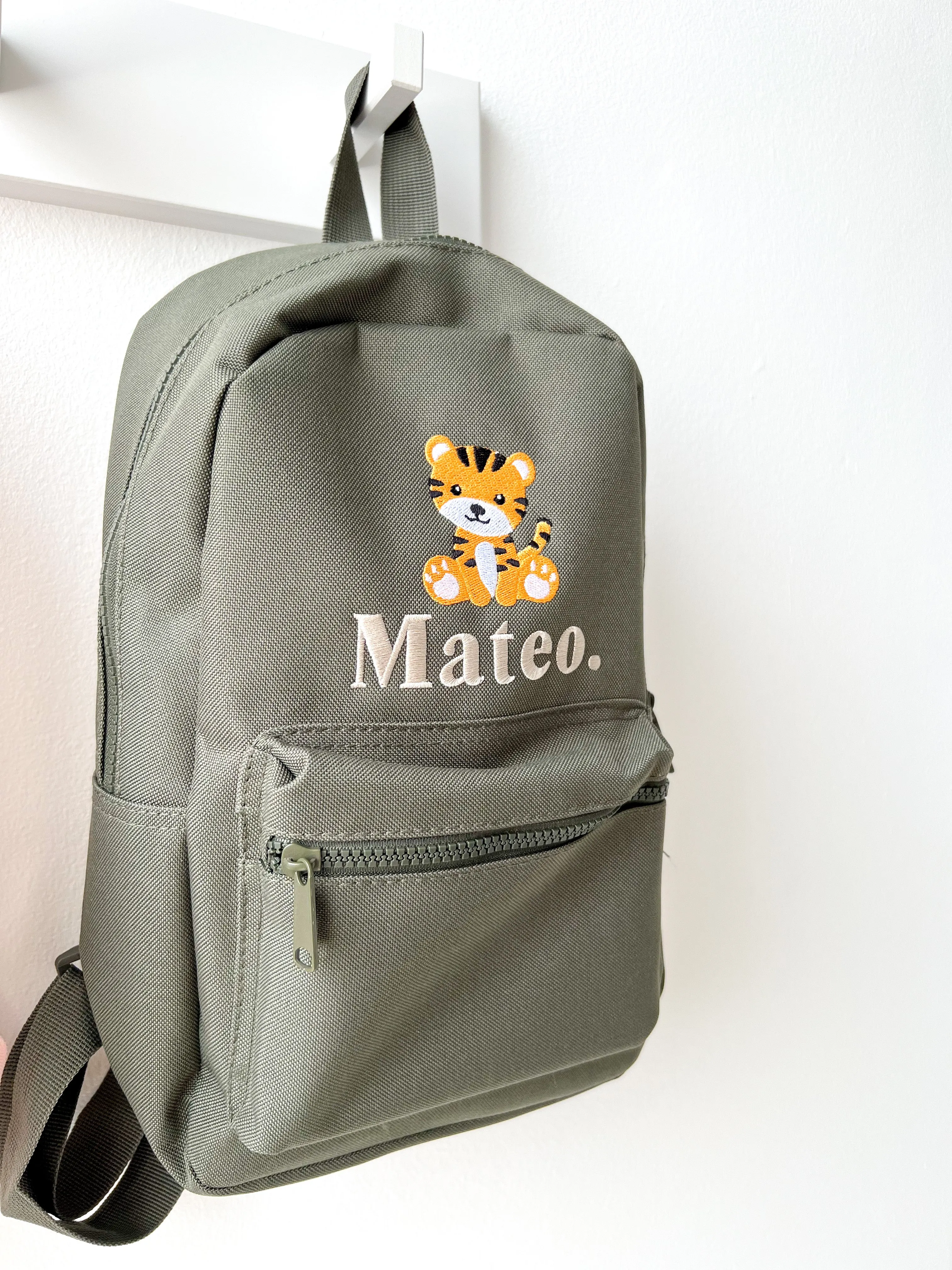Mini Name & picture backpack - embroidered