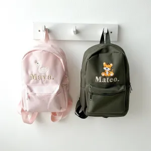 Mini Name & picture backpack - embroidered
