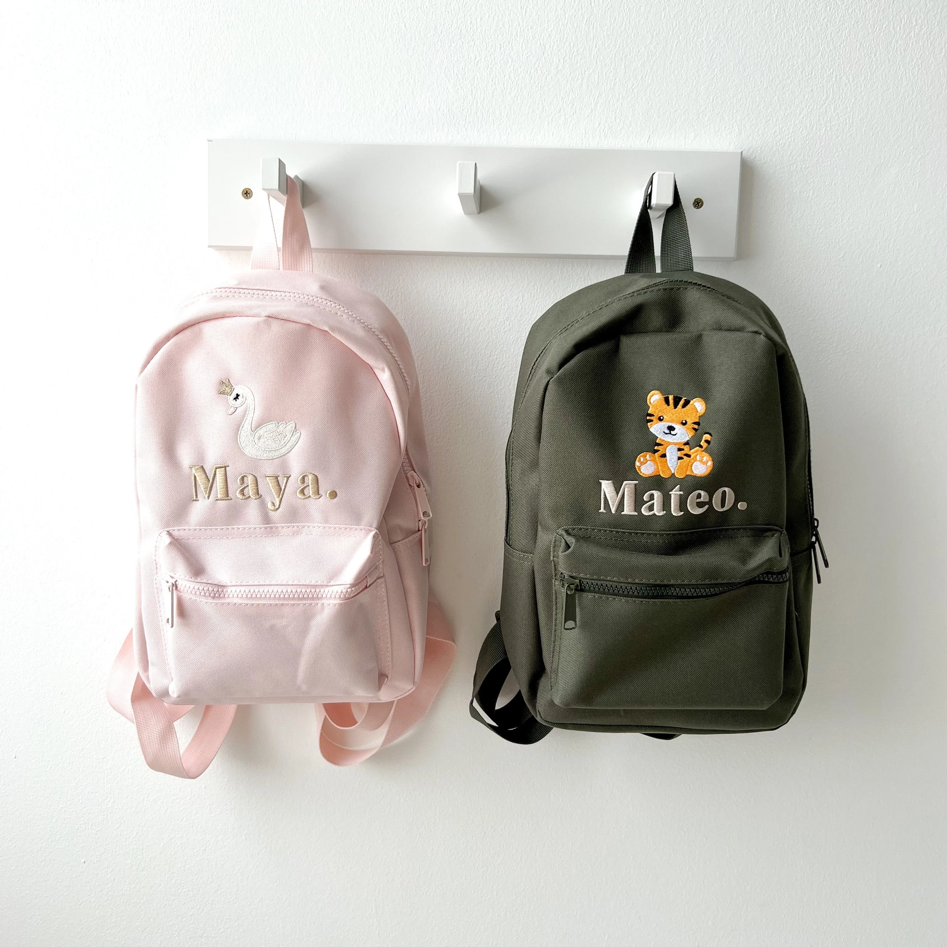 Mini Name & picture backpack - embroidered