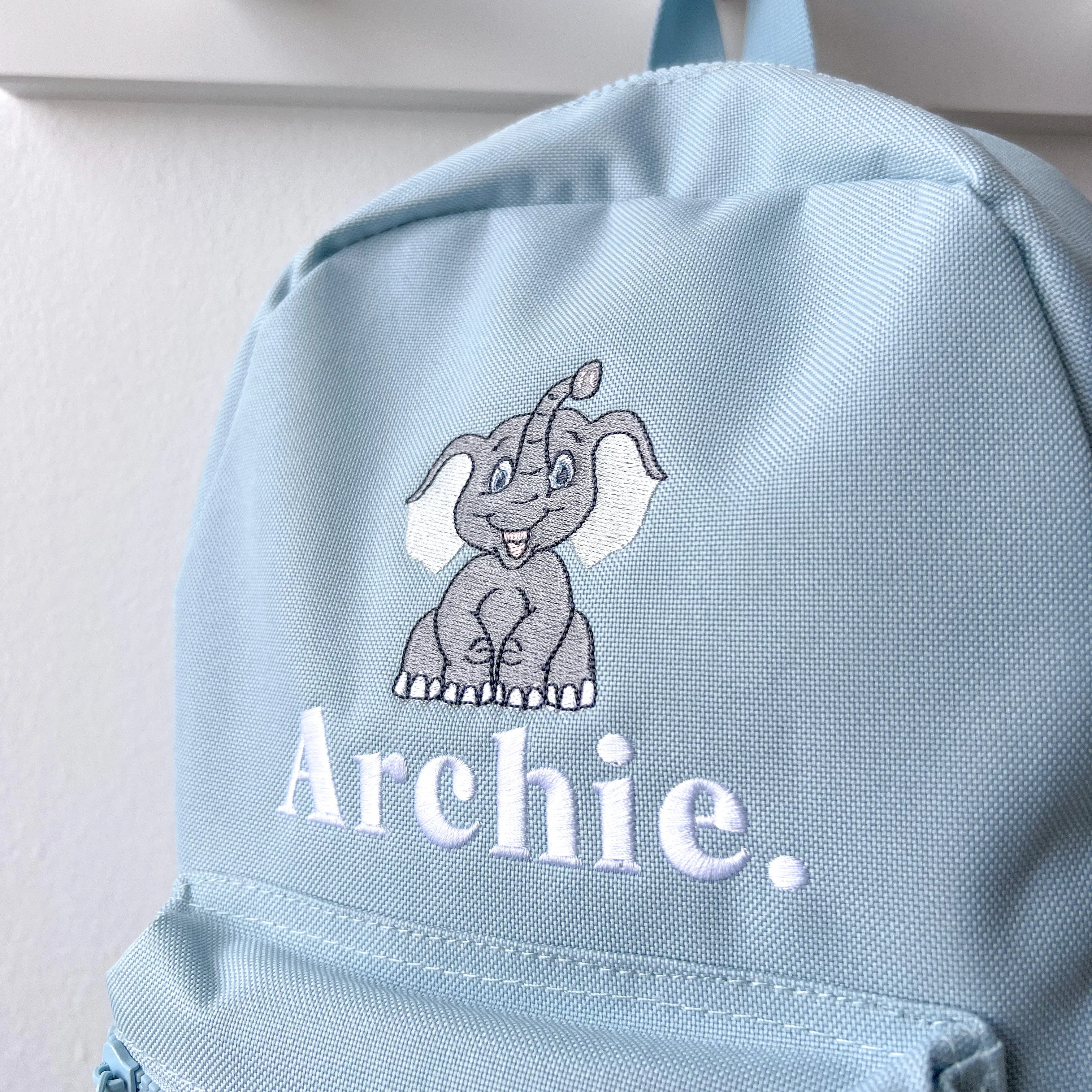 Mini Name & picture backpack - embroidered