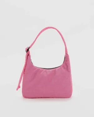 Mini Nylon Shoulder Bag - Azalea Pink