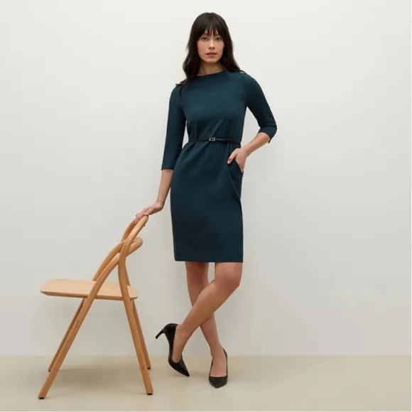 MM Lafleur Rainforest Green The Etsuko Dress WonderTex