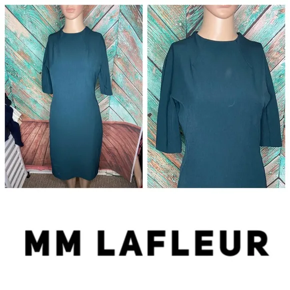 MM Lafleur Rainforest Green The Etsuko Dress WonderTex