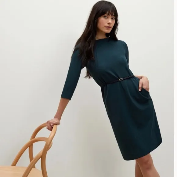 MM Lafleur Rainforest Green The Etsuko Dress WonderTex