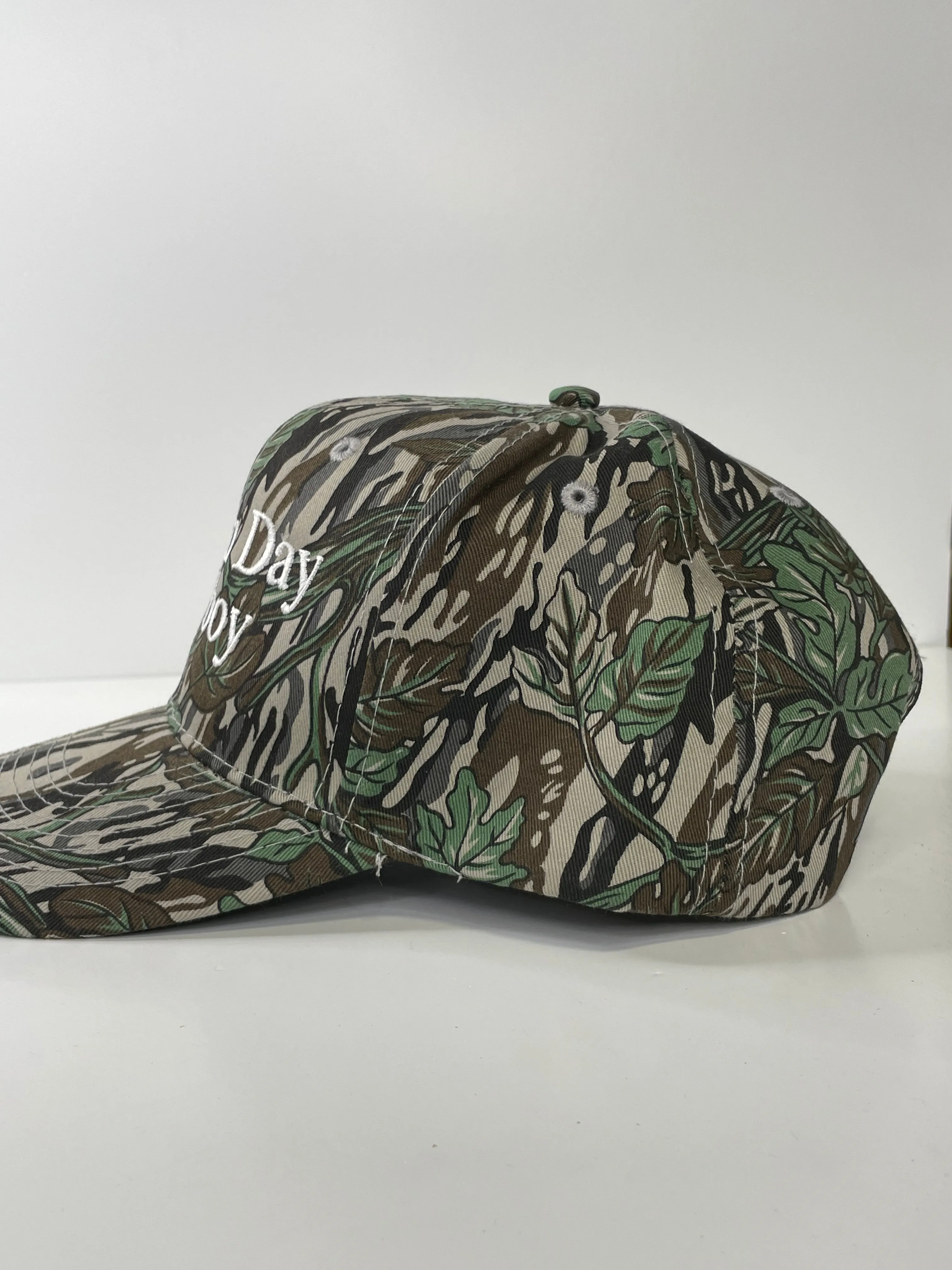 MODERN DAY COWBOY CAMO SnapBack Cap Hat Custom Embroidered