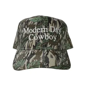 MODERN DAY COWBOY CAMO SnapBack Cap Hat Custom Embroidered